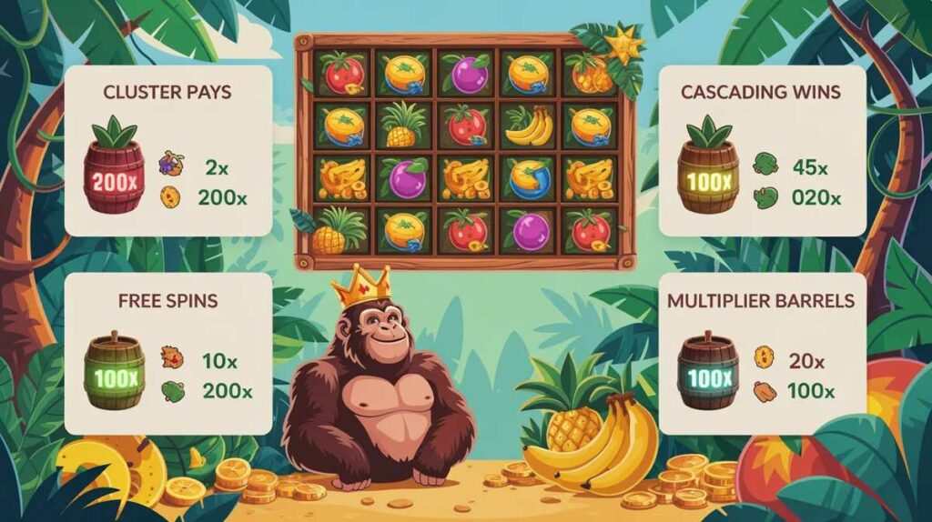 Cash Kong Bonanza Features