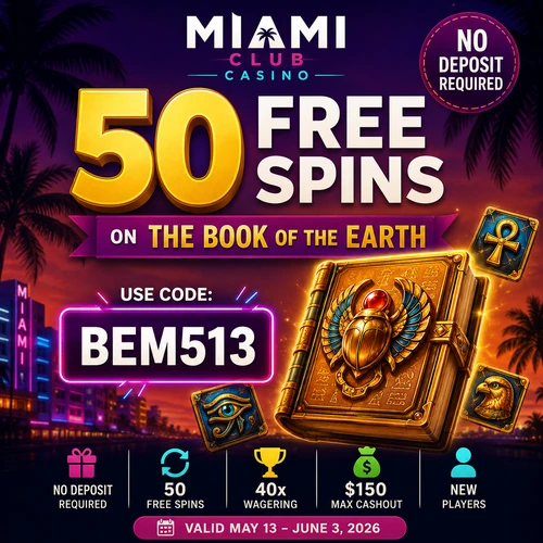 Miami Club 50 free spins