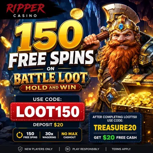 Ripper Casino 150 Free Spins