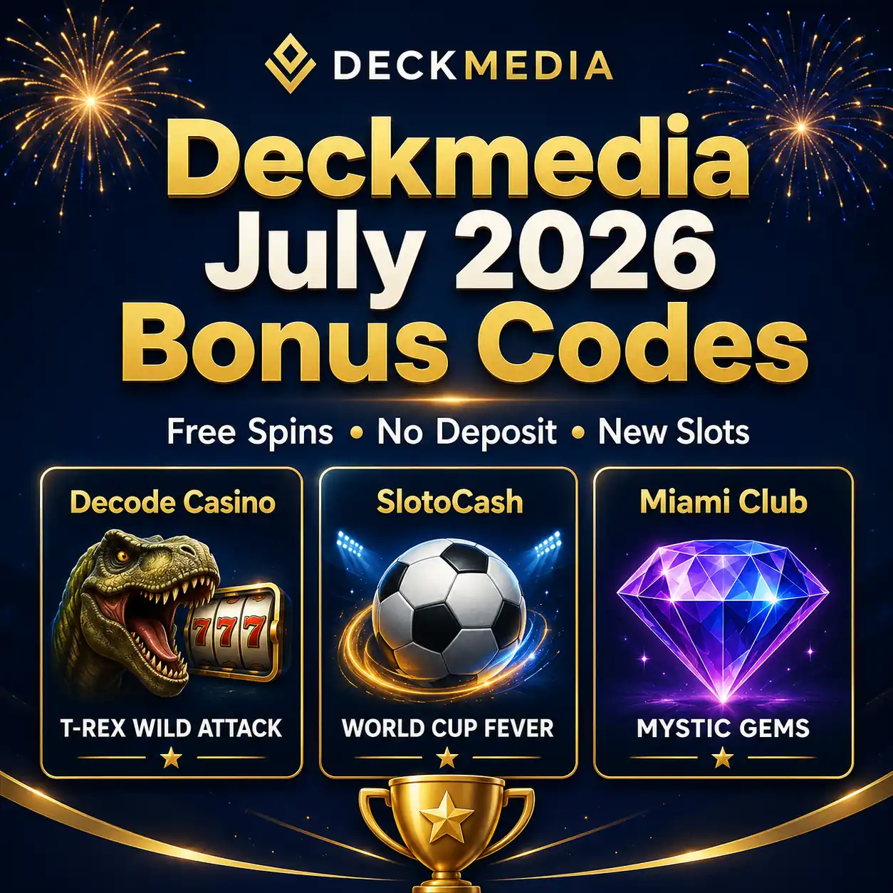 Deckmedia July Codes