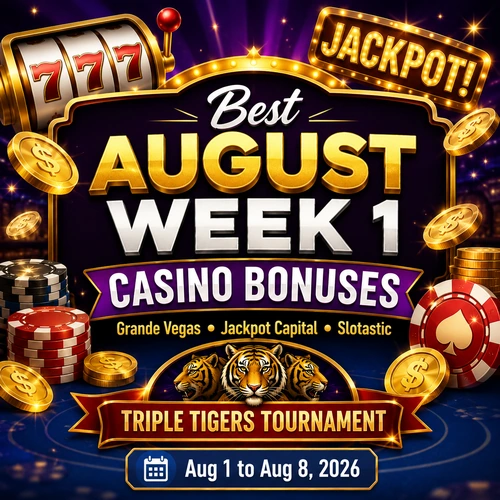 August casino bonuses