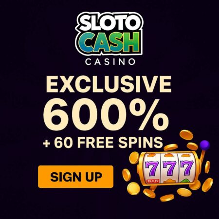 SlotoCash Casino 600% Bonus + 60 Free Spins is the Ultimate Deal