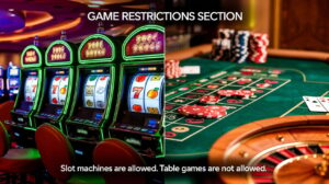 Game Restrictions Section