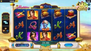 Aladdin Wishes slot game with magic theme