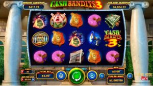 Cash Bandits 3
💰 Theme: Bank Robbery / Heist
🎡 Reels & Paylines: 5 reels, 25 paylines
🎯 RTP: ~96.00%
🔥 Feature