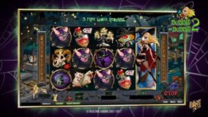 Bubble Bubble 2 slot machine with witch theme
