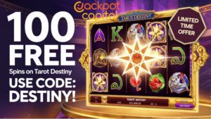 Special Bonus Offer – 100 Free Spins on Tarot Destiny from Jackpot Captial