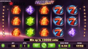 Starburst (NetEnt) Slot playing fun