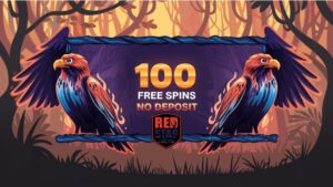 100 Free Spins No Deposit   by red stag casino on Fire Hawk Matriarch  on slot