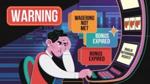 Casino warning bonus expired, wager not complete