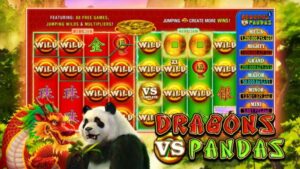 Dragons vs Pandas slot – wild reels and free spins