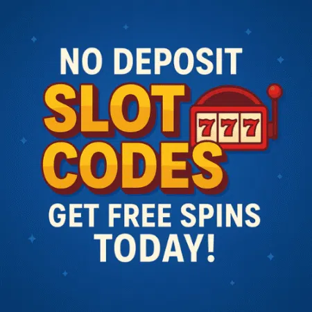 No Deposit Slot Codes – Get Free Spins Today!