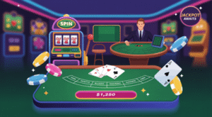 Lucky Legends slot, blackjack, and live dealer view