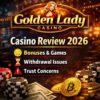 Golden Lady Casino Review: Bonuses, Payout Speed, and Trust Breakdown