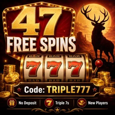 Red Stag 47 Free Spins Code TRIPLE777: No Deposit Spins on Triple 7s