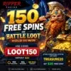 Ripper Casino 150 Free Spins Code LOOT150 on Battle Loot