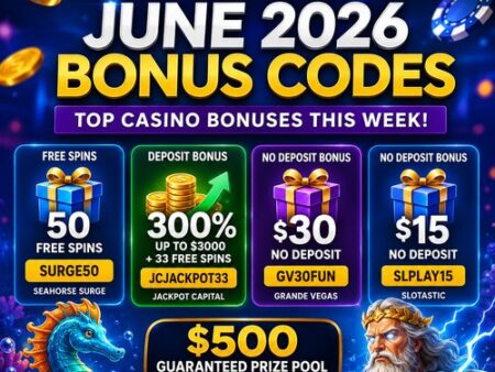 Affiliate Capital June 2026 Bonus Codes: Grande Vegas, Jackpot Capital & Slotastic Offers