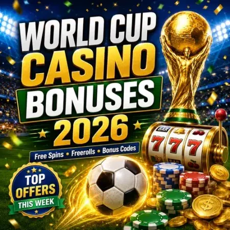 FIFA World Cup Casino Bonuses 2026: Free Spins, Freerolls & New Slot Offers