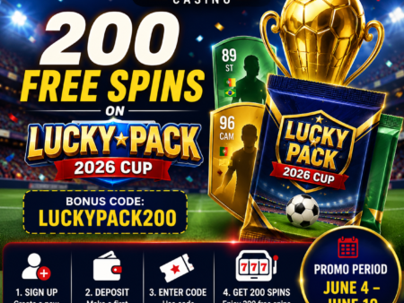 Ripper Casino Lucky Pack 2026 Cup Free Spins Bonus