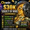 Ozwin Vault of Wins Tournament: $30K Freeroll on Cash Bandits 3