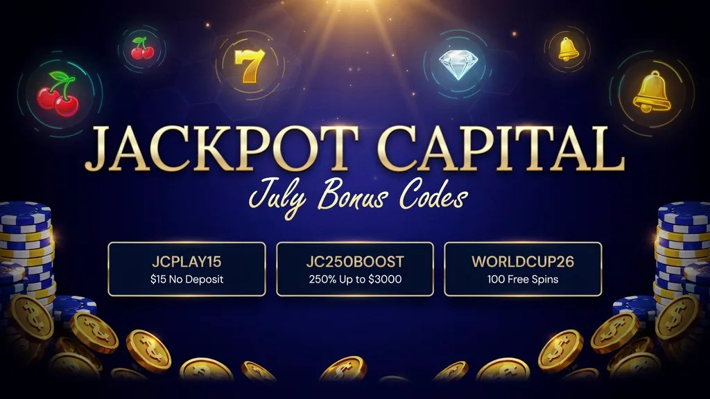 Jackpot Capital July Bonus Codes