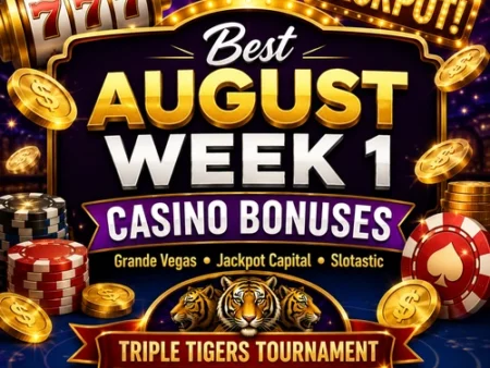 August casino bonuses 2026