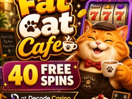 Fat Cat Cafe Slot Bonus at Decode Casino: Claim 40 Free Spins